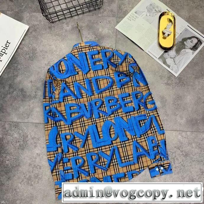 春夏に役立つカジュアル 2色可選  長袖 /ロンT/ロングT/ロングTシャツ バーバリー BURBERRY  2019春夏トレンドアイテム