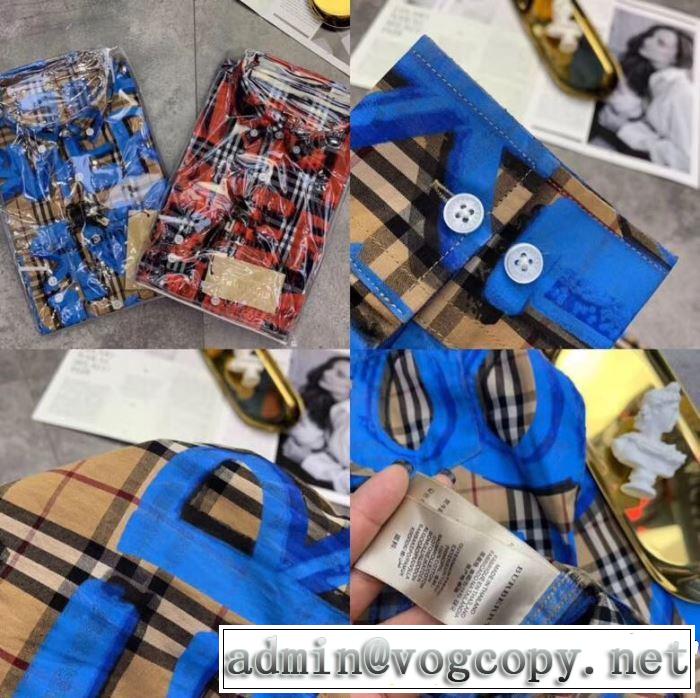 春夏に役立つカジュアル 2色可選  長袖 /ロンT/ロングT/ロングTシャツ バーバリー BURBERRY  2019春夏トレンドアイテム