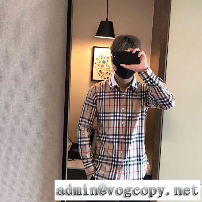 夏の大人カジュアルスタイル 長袖 /ロンT/ロングT/ロングTシャツ 2019春夏も引き続き人気セール バーバリー BURBERRY 2色可選