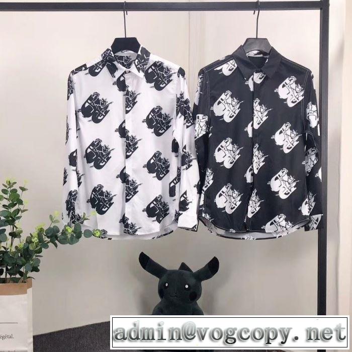 BURBERRY 2色可選 2019年春夏シーズンの人気 シャツ バーバリー爽やかカジュアル人気