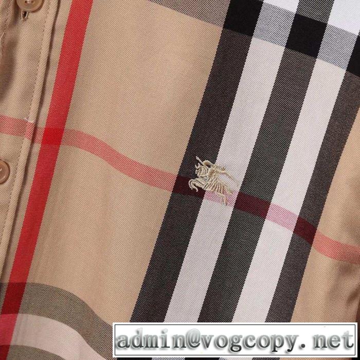 夏らしい季節感 シャツ バーバリー海外セレブは大人気 BURBERRY 4色可選2019春夏のトレンド新商品