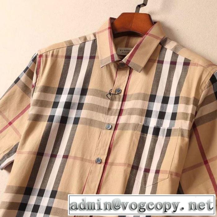 シャツ馴染みやすいスタイル美品 バーバリー BURBERRY 3色可選 2019春夏人気トレンドアイテム