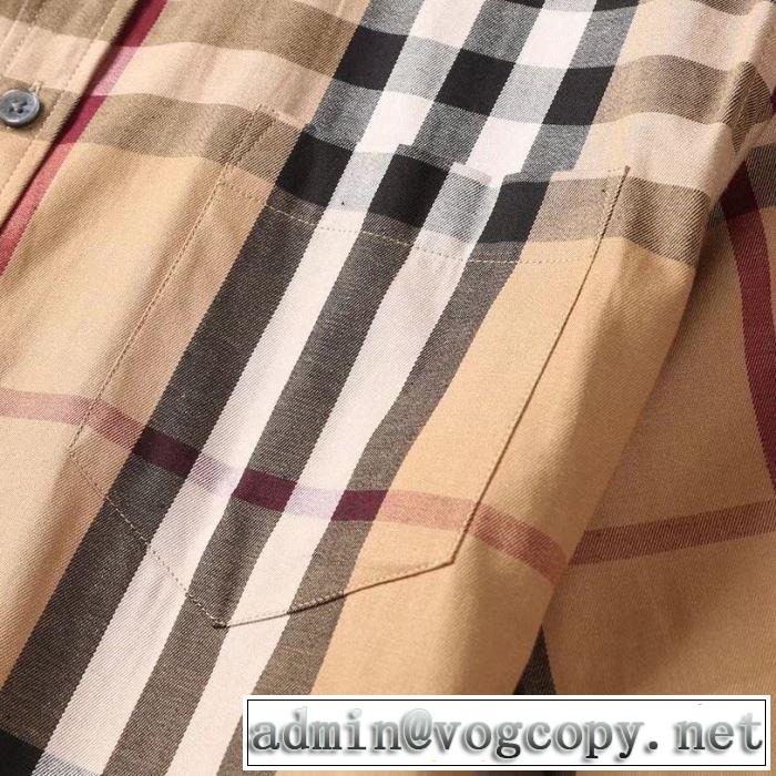 シャツ馴染みやすいスタイル美品 バーバリー BURBERRY 3色可選 2019春夏人気トレンドアイテム