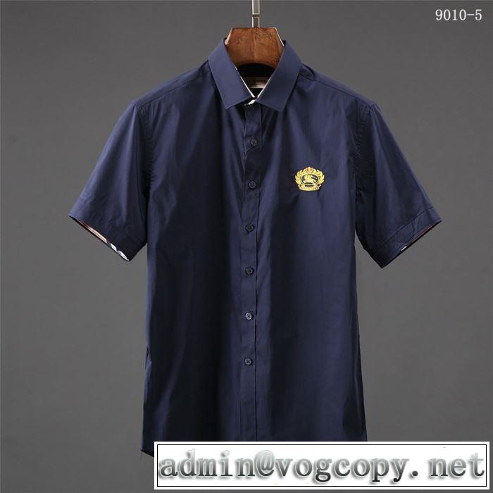2019年春夏BURBERRY 4色可選 今期のトレンド定番アイテム シャツ バーバリー夏らしい季節感