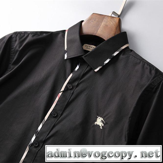 爽やかな雰囲気に仕上げる シャツBURBERRY 4色可選バーバリー おしゃれな夏ファッション2019
