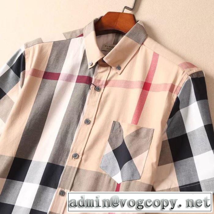 今期注目のブランドトレンド BURBERRY 3色可選2019年春夏シャツ バーバリー毎年トレンドアイテムが出る