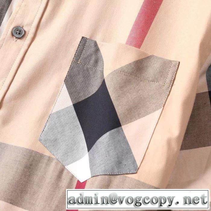 今期注目のブランドトレンド BURBERRY 3色可選2019年春夏シャツ バーバリー毎年トレンドアイテムが出る