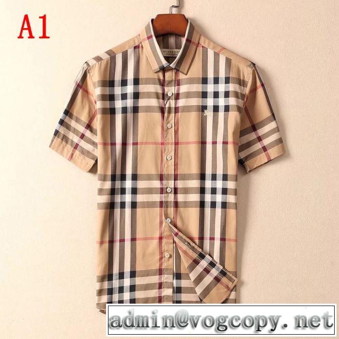  BURBERRY 2色可選 夏先に大活躍するシャツ 毎年トレンドアイテムが出る バーバリー2019春夏のトレンド新商品