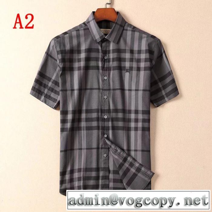 BURBERRY 2色可選 夏先に大活躍するシャツ 毎年トレンドアイテムが出る バーバリー2019春夏のトレンド新商品