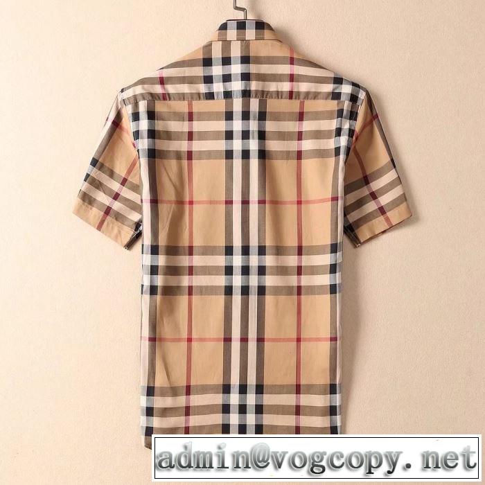 BURBERRY 2色可選 夏先に大活躍するシャツ 毎年トレンドアイテムが出る バーバリー2019春夏のトレンド新商品