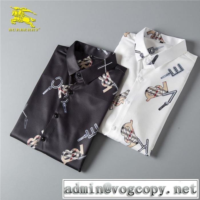  【2019年】夏のファッション シャツ バーバリーオススメしたい最新注目ファション BURBERRY 2色可選