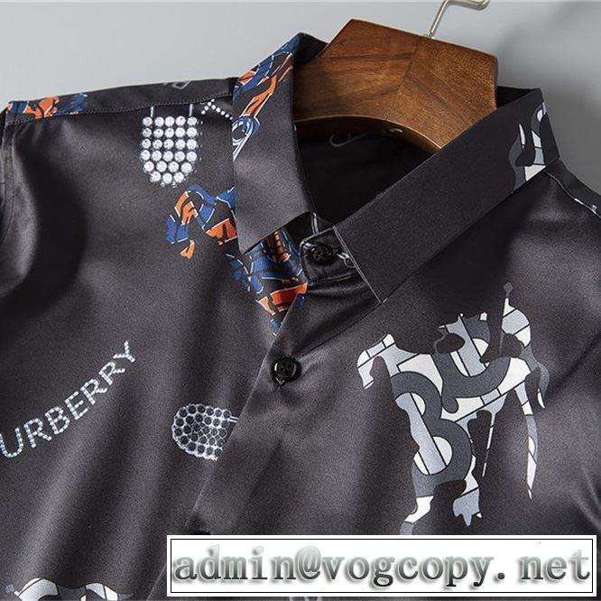 柔らかい印象に上質 シャツ 2019SS BURBERRY 2色可選バーバリー素敵カジュアルの春夏コレクション