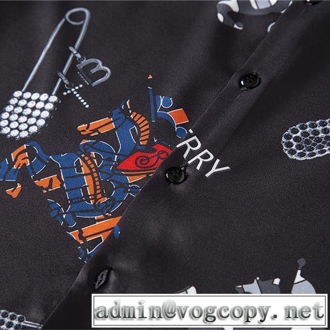 柔らかい印象に上質 シャツ 2019SS BURBERRY 2色可選バーバリー素敵カジュアルの春夏コレクション