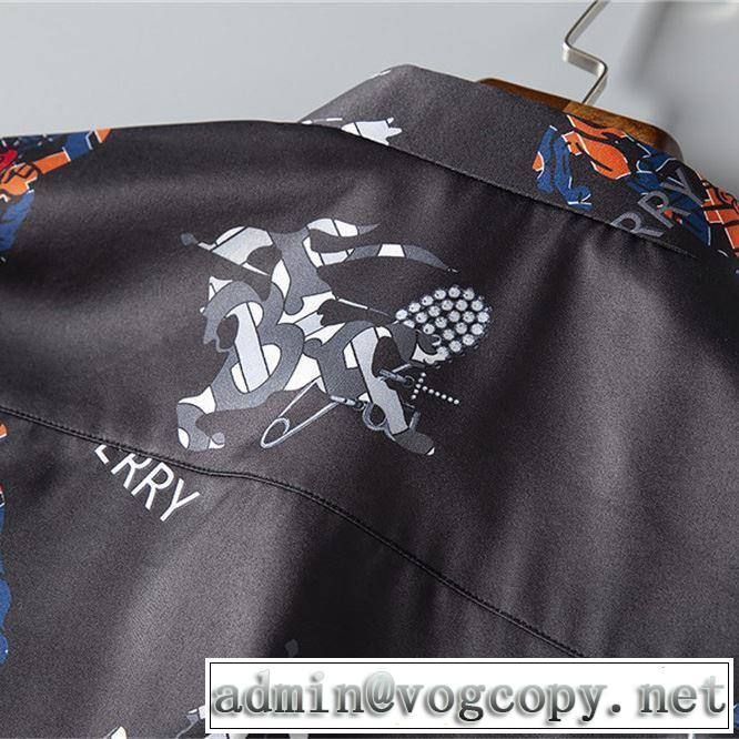 柔らかい印象に上質 シャツ 2019SS BURBERRY 2色可選バーバリー素敵カジュアルの春夏コレクション
