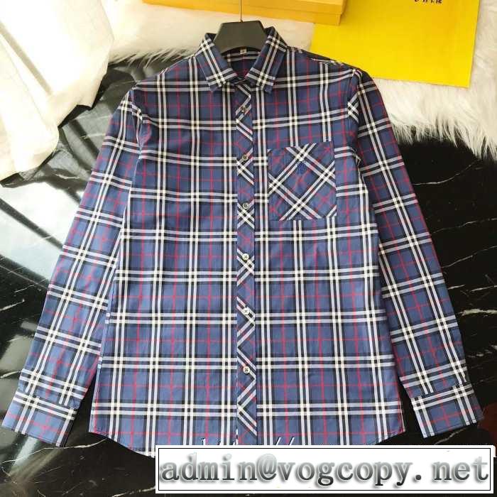 バーバリー BURBERRY シャツ 2色可選 2019-20秋冬トレンドファッション オシャレスタイルが今年流