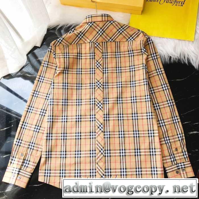 バーバリー BURBERRY シャツ 2色可選 2019-20秋冬トレンドファッション オシャレスタイルが今年流