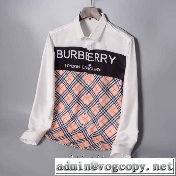バーバリー BURBERRY シャツ 2色可選 速報！2019年秋ファッショントレンド 人気ブランドの秋冬新色