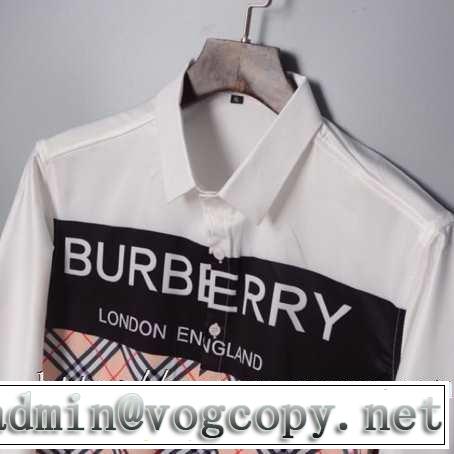 バーバリー BURBERRY シャツ 2色可選 速報！2019年秋ファッショントレンド 人気ブランドの秋冬新色