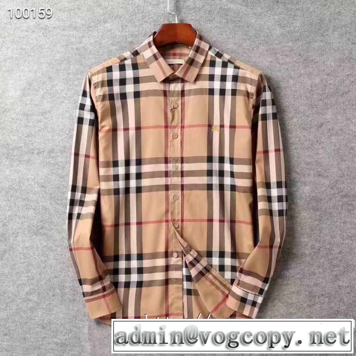 活躍するトレンドアイテム 2019秋冬人気色おすすめ バーバリー BURBERRY シャツ 2色可選