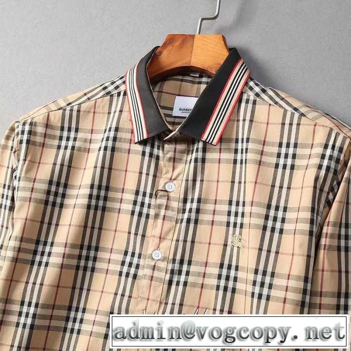 バーバリー BURBERRY シャツ 2色可選 【2019秋冬】今きてる最先端ブランド お洒落で秋冬注目トレンド