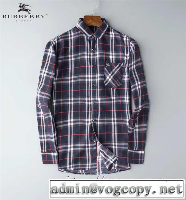 バーバリー BURBERRY シャツ 2色可選 秋冬とれんど新品目立ち 2019-20秋冬取り入れやすい