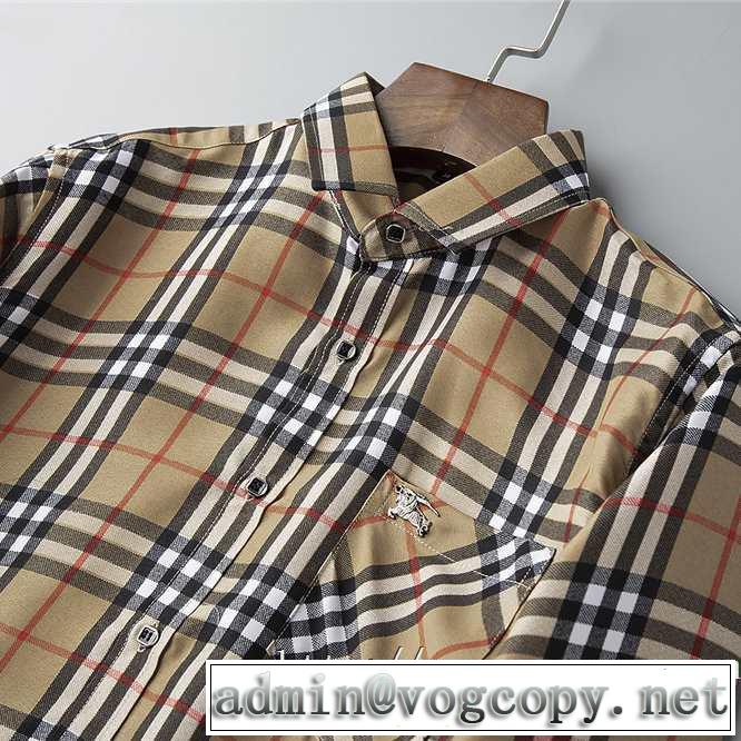 バーバリー BURBERRY シャツ 2色可選 秋冬とれんど新品目立ち 2019-20秋冬取り入れやすい