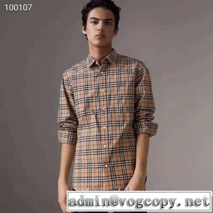 2019トレンドファッション新品 バーバリー BURBERRY シャツ 2色可選 お洒落で秋冬注目トレンド