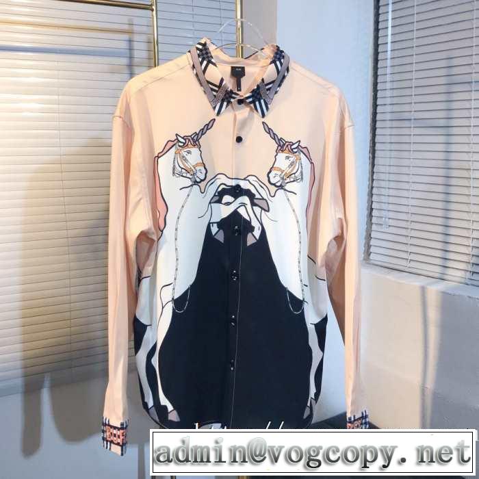 バーバリー BURBERRY シャツ 2色可選 2019トレンドアイテム激安 秋こそ楽しめるアイテム