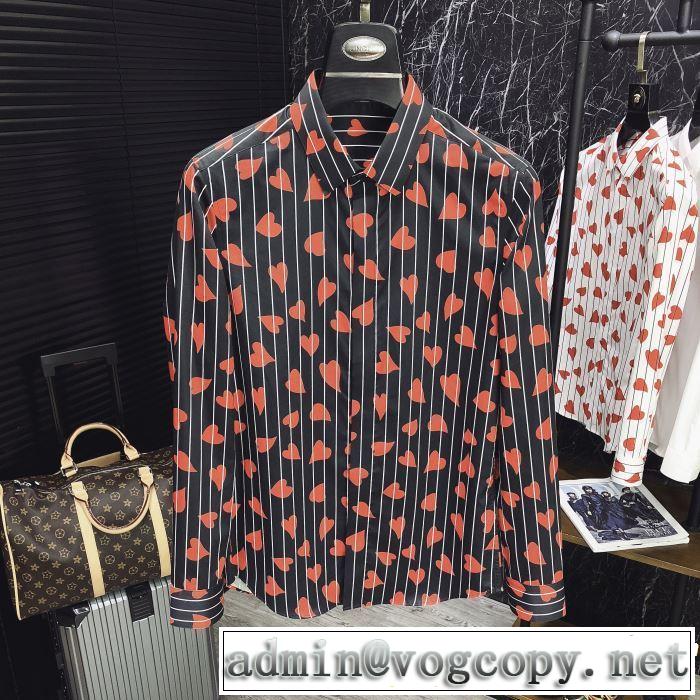 2色可選 大人の余裕が漂う ドルチェ＆ガッバーナ Dolce&Gabbana 長袖 /ロンT/ロングT/ロングTシャツ【2019春夏】最新コレクション
