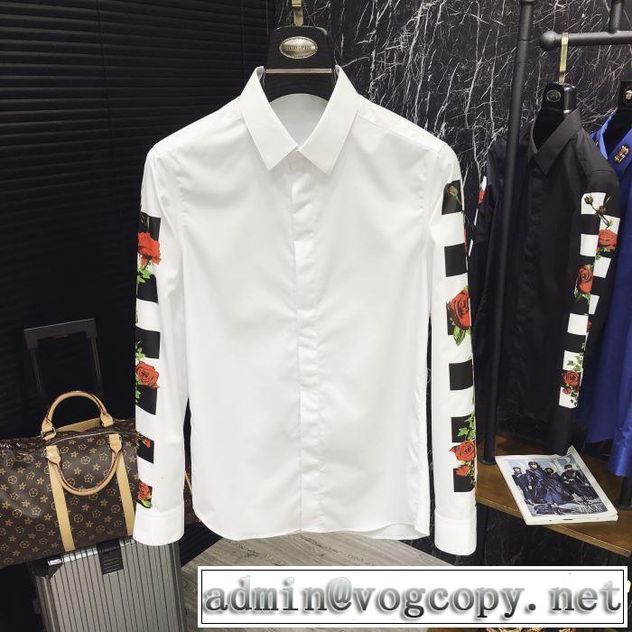  春夏の流行り2019新品 ドルチェ＆ガッバーナ Dolce&Gabbana 長袖 /ロンT/ロングT/ロングTシャツ 今旬のシルエットバランス 2色可選 