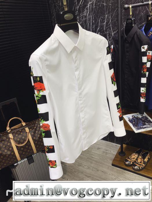 春夏の流行り2019新品 ドルチェ＆ガッバーナ Dolce&Gabbana 長袖 /ロンT/ロングT/ロングTシャツ 今旬のシルエットバランス 2色可選