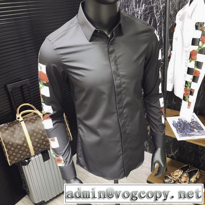春夏の流行り2019新品 ドルチェ＆ガッバーナ Dolce&Gabbana 長袖 /ロンT/ロングT/ロングTシャツ 今旬のシルエットバランス 2色可選