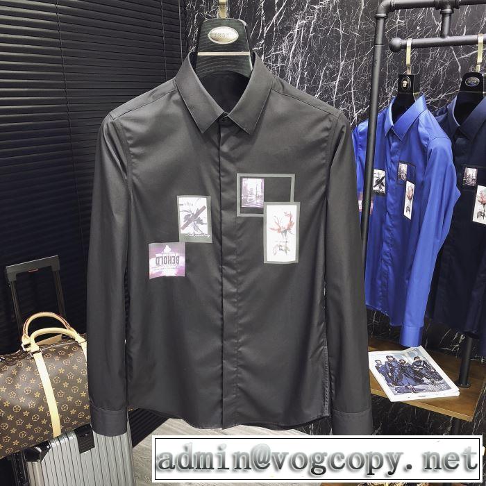 4色可選 風通しの良いフレア ドルチェ＆ガッバーナ Dolce&Gabbana2019春夏トレンドアイテム 長袖 /ロンT/ロングT/ロングTシャツ