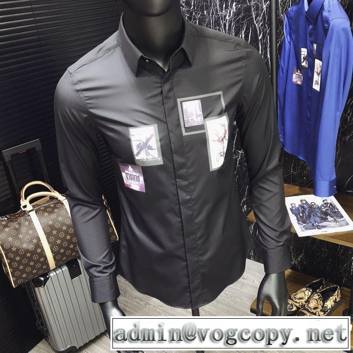 4色可選 風通しの良いフレア ドルチェ＆ガッバーナ Dolce&Gabbana2019春夏トレンドアイテム 長袖 /ロンT/ロングT/ロングTシャツ