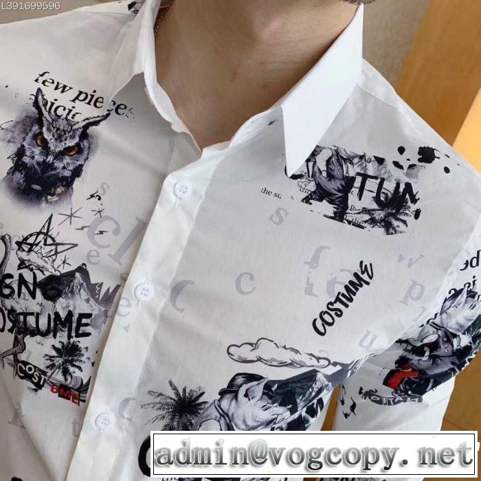 2019SSのトレンド商品 ドルチェ＆ガッバーナ Dolce&Gabbana 長袖 /ロンT/ロングT/ロングTシャツ 春夏らしい華やか