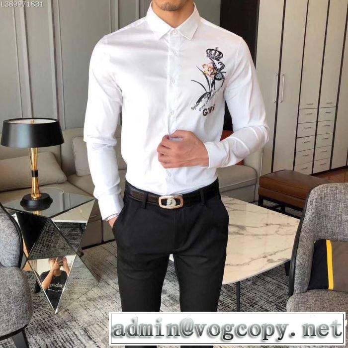 Dolce&Gabbana 2色可選 ドレスアップ効果も抜群 ドルチェ＆ガッバーナ 2019夏色っぽさ  長袖 /ロンT/ロングT/ロングTシャツ