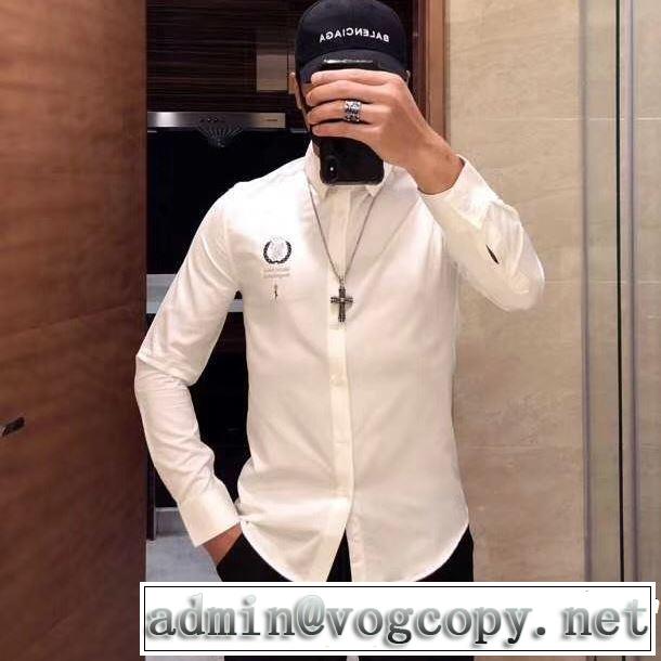 ドルチェ＆ガッバーナ Dolce&Gabbana きちんと感が抜群 長袖 /ロンT/ロングT/ロングTシャツ2019春夏のトレンド新商品  2色可選