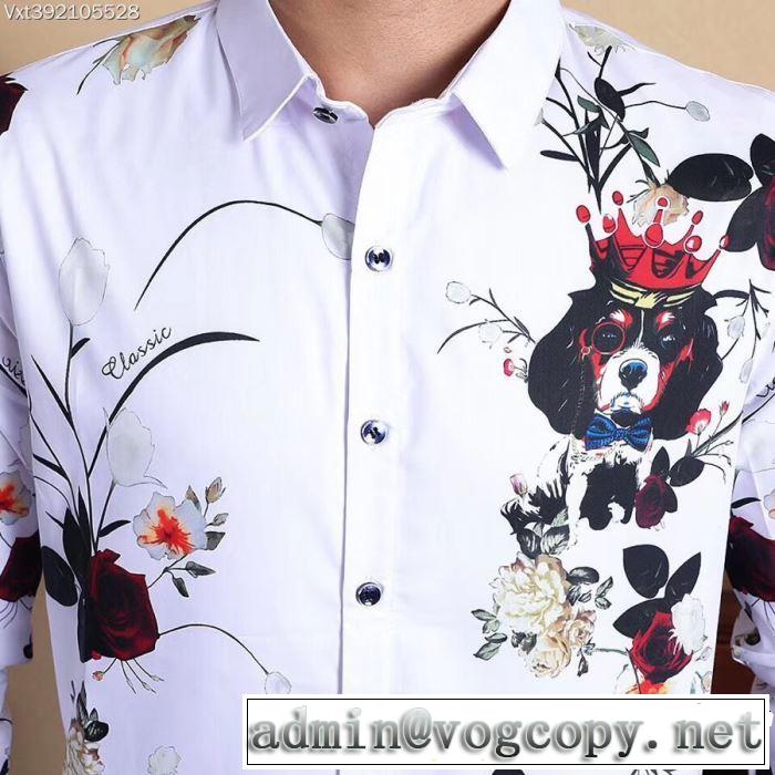 2019年夏の一押しファッションアイテム ドルチェ＆ガッバーナ Dolce&Gabbana  今季流行りの人気新作 長袖 /ロンT/ロングT/ロングTシャツ