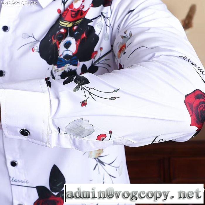 2019年夏の一押しファッションアイテム ドルチェ＆ガッバーナ Dolce&Gabbana  今季流行りの人気新作 長袖 /ロンT/ロングT/ロングTシャツ