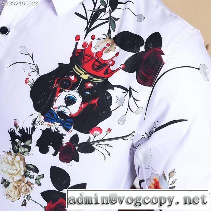 2019年夏の一押しファッションアイテム ドルチェ＆ガッバーナ Dolce&Gabbana  今季流行りの人気新作 長袖 /ロンT/ロングT/ロングTシャツ