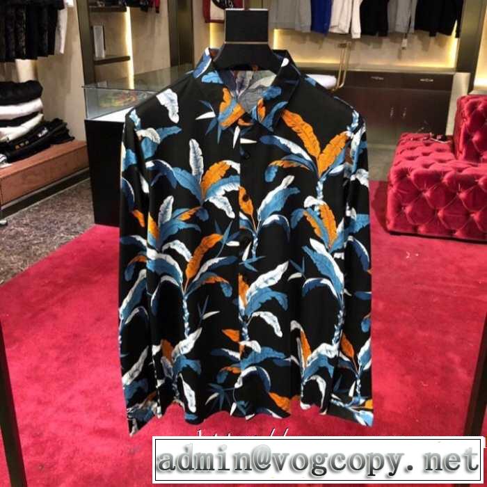 オシャレコーデ ドルチェ＆ガッバーナ シャツ サイズ 着こなし2019-20秋冬トレンドDolce&Gabbana コレクション 人気アイテム