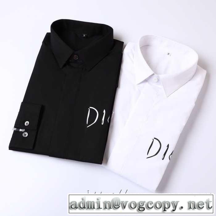 先取り 2019/2020秋冬ファッション 支持率が高い秋冬最新作 ディオール DIOR シャツ 2色可選