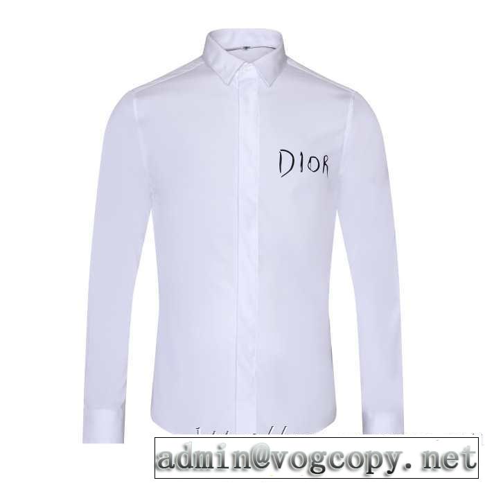 先取り 2019/2020秋冬ファッション 支持率が高い秋冬最新作 ディオール DIOR シャツ 2色可選