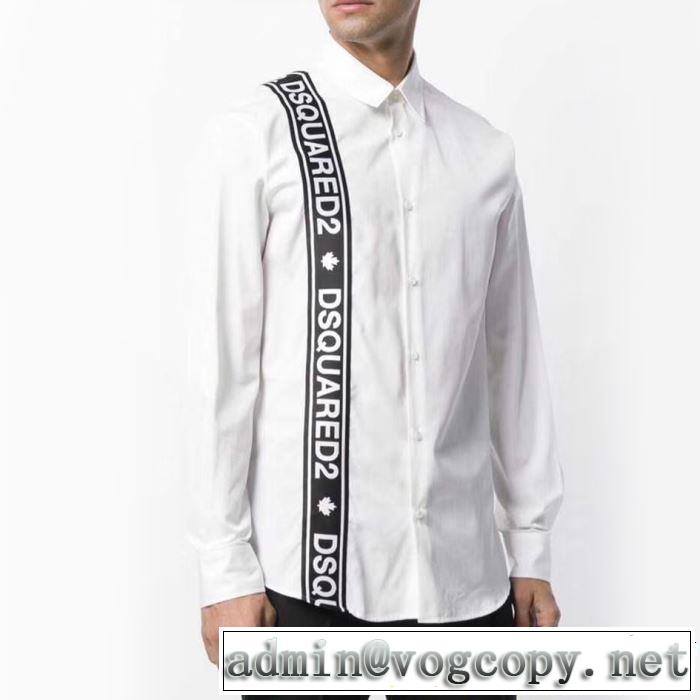  2019春夏トレンドアイテム 長袖 /ロンT/ロングT/ロングTシャツ  春夏に役立つカジュアル ディースクエアード DSQUARED2 2色可選 
