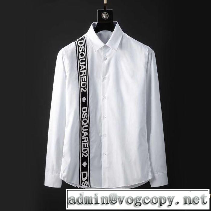 2019春夏トレンドアイテム 長袖 /ロンT/ロングT/ロングTシャツ  春夏に役立つカジュアル ディースクエアード DSQUARED2 2色可選