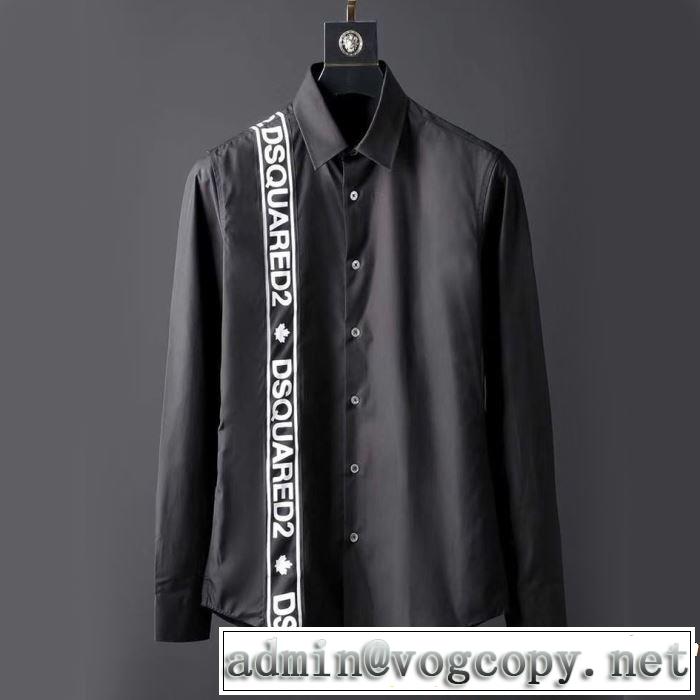 2019春夏トレンドアイテム 長袖 /ロンT/ロングT/ロングTシャツ  春夏に役立つカジュアル ディースクエアード DSQUARED2 2色可選