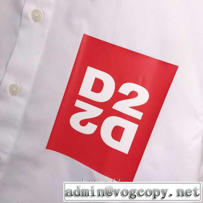 2020トレンド メンズ シャツ コーデ ディースクエアード コピー DSQUARED2激安 長袖シャツ ゆったりきれいめカジュアルトップス