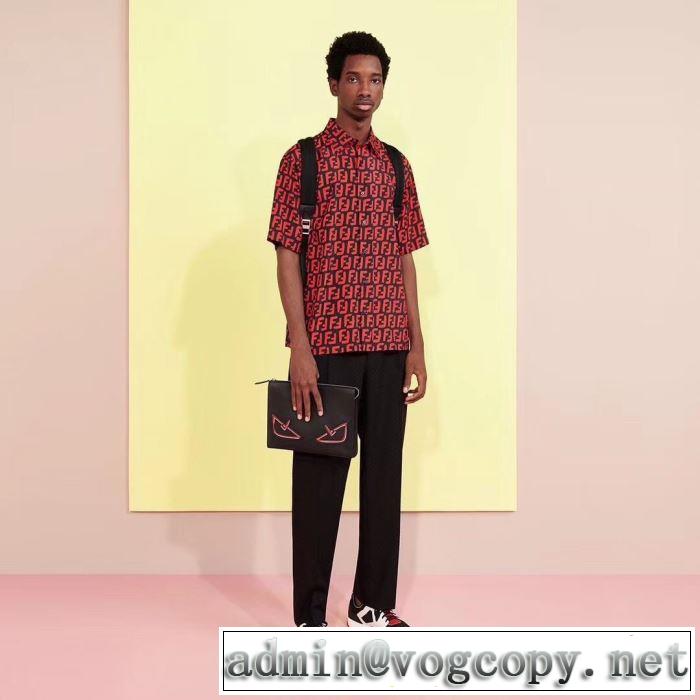 2色可選 オシャレ印象で人気の高いシャツ フェンディ FENDI2019春夏は人気定番