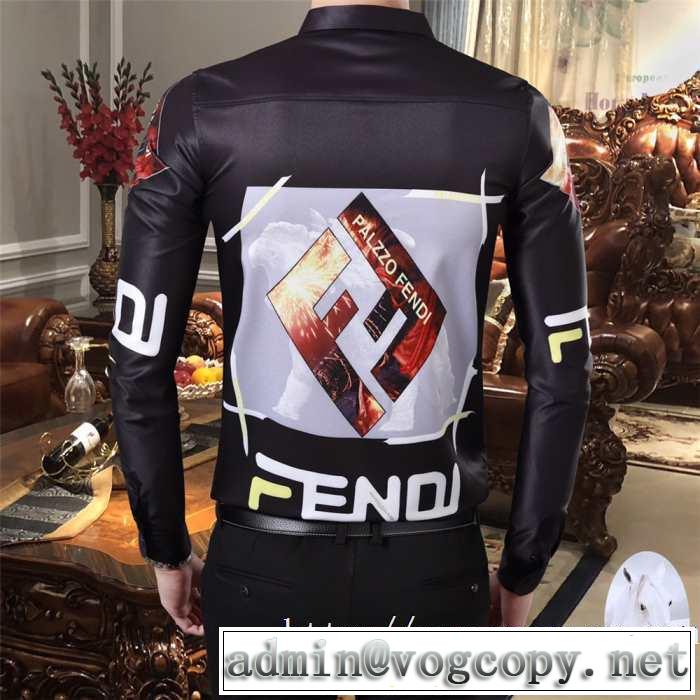おススメの秋冬アイテムをCHECK 2019トレンド秋冬おすすめ安い フェンディ FENDI シャツ 2色可選