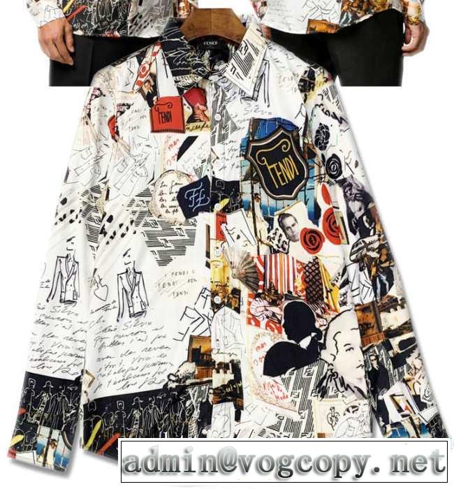 今年の秋冬のトレンド激安セール フェンディ FENDI シャツ 2019秋冬トレンドアイテム